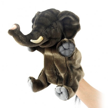 Elefant Hånddukke (Elephant Puppet) Hansa