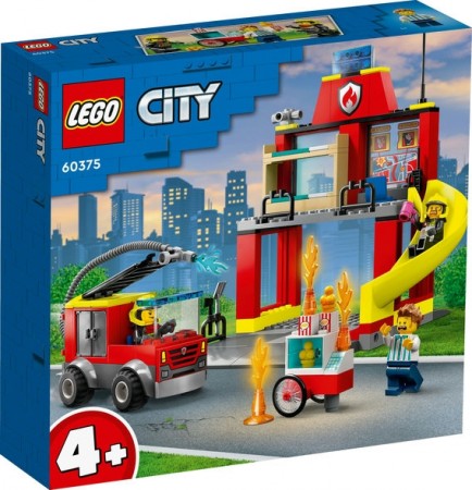 LEGO City 60375 Brannstasjon og brannbil V29