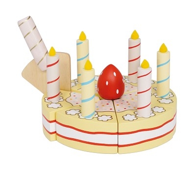 Kake med lys, lekemat i tre -Le Toy Van