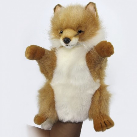 Rev Hånddukke (Fox Puppet) Hansa