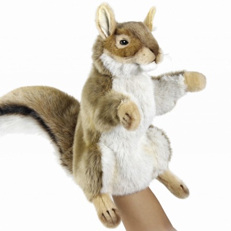 Ekorn Hånddukke (Red Squirrel Puppet) Hansa